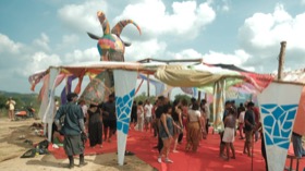 Dancefloor under an open sky